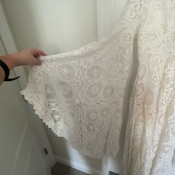 Spell & the Gypsy Tamsin Bohemian Lace Coastal Wedding Gown BNWT - Picture 12 of 17